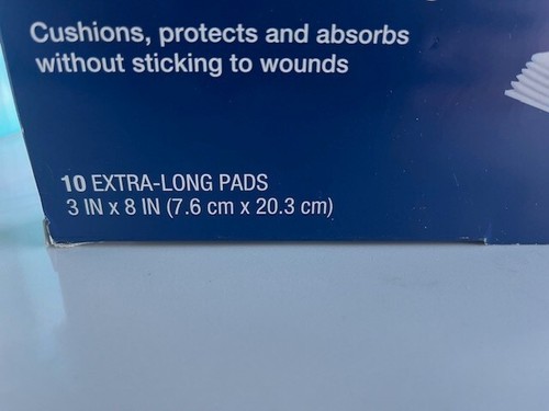Almohadilla antiadherente estéril CVS Health 3 X 8 extra larga absorbe y protege 10ct. Nuevo en caja - Imagen 2 de 8