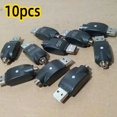 10pcs USB Charger CE4 CE5 CE6 EGO Spinner EVOD Cigarette Threaded Battery