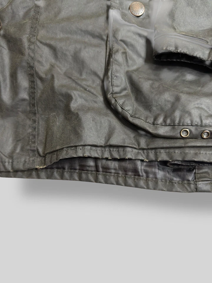 Barbour Classic Bedale Giacca Cera Uomo C48 / 122 cm Oliva - Immagine 4 di 4