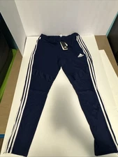 [DT5174] Adidas Tiro 19 Soccer Training Pants, Size L in Dark Blue/White