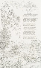 E. NEUREUTHER (*1806), Goethes Gedicht Rettung,  1839, Federlithographie