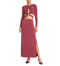 GUESS Alyce Waist-Cutout Maxi Dress MSRP $158 # 12B 2485 Blm