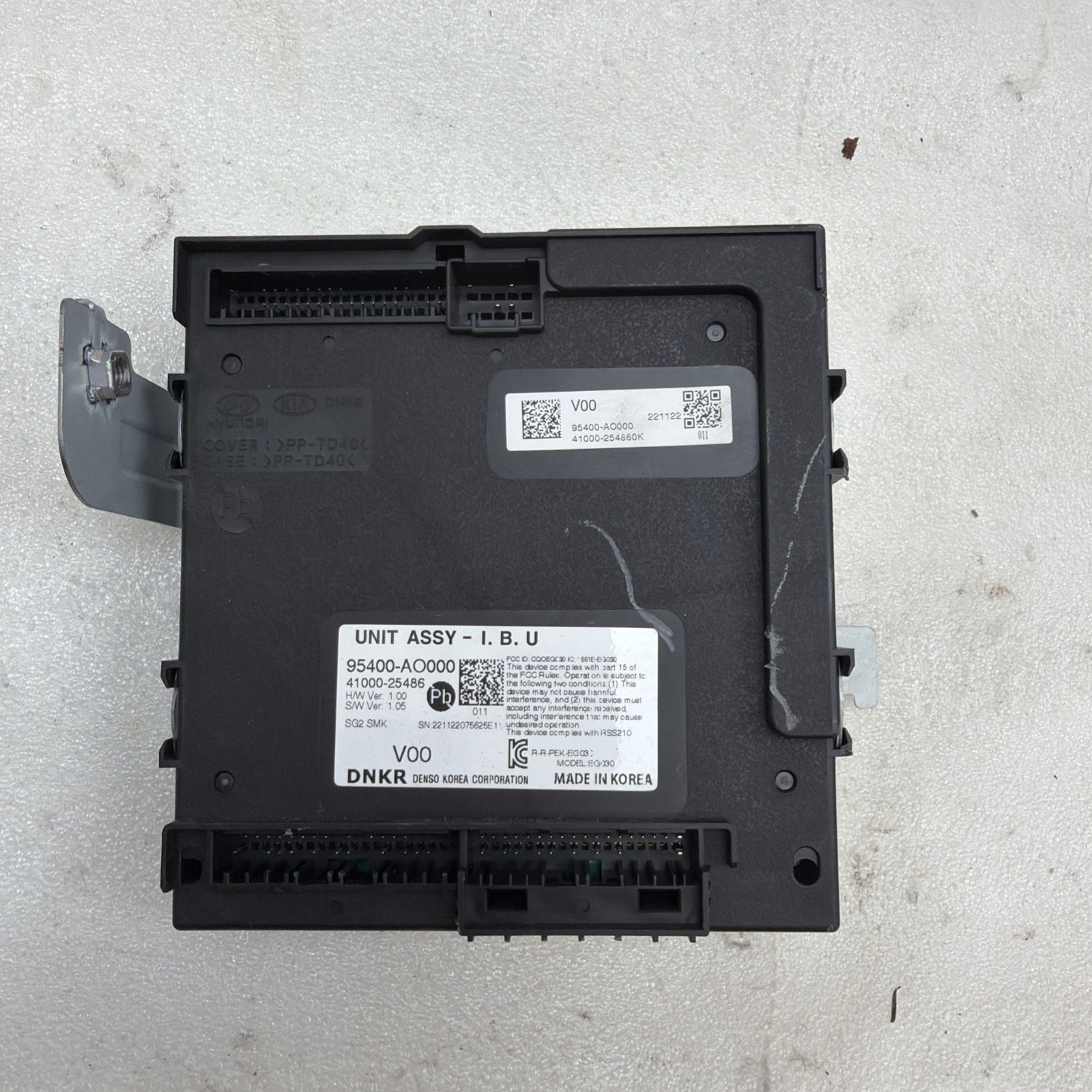 2023-2025 KIA NIRO EV ELECTRIC BODY CONTROL COMPUTER MODULE UNIT BCU BCM OEM