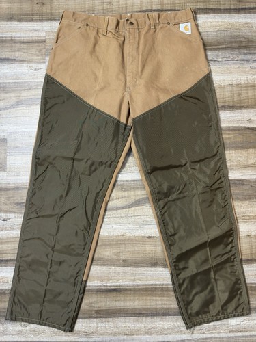 Carhartt Canvas Double Knee Brush Hose Herren 42x32 1989 100 Jahre WU256 Vintage