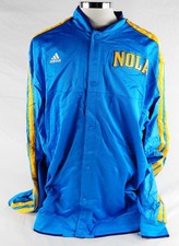 2012-13 New Orleans Hornets Lou Amundson #17 Game Used Blue Warm Up Jacket 3XL 3