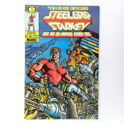 Steelgrip Starkey And The All-Purpose Power Tool #2 (1986)  Epic Comics Z 1+ VF+