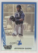 2021 Leaf Metal Draft 1990 Blue Rainbow 25/35 Jeferson Quero #LA-JQ1 Auto 1b8