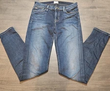 Hudson Colette Midrise Skinny Jeans Women's 29 Blue Stretch Denim