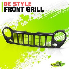 Factory Style Black Front Bumper Grille Assembly For Jeep Liberty Sport 05-07 Factory Style Black Front Bumper Grille Assembly For Jeep Liberty Sport 05-07