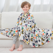 Truck Blanket for Boys, Kids Throw Blanket for Boys and Girls Soft Cozy Flannel,