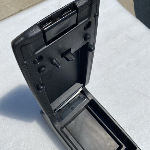 Chevy Colorado GMC Canyon 2004-2012 consola central tapa reposabrazos OEM reposabrazos gris - Imagen 10 de 11