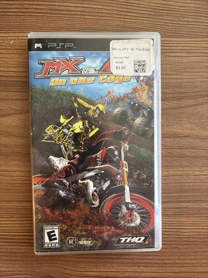 MX vs. ATV: On The Edge (Sony PlayStation Portable, 2006) PSP CASE & MANUAL ONLY