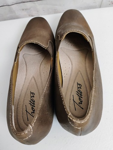 Trotters elegante Damenschuhe 7,5 N braun Slipper 1"-Absatz Freizeitschuhe - Bild 7 von 10