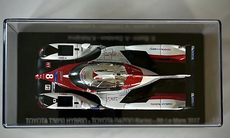 Toyota Gazoo Racing 8TS050 Hybrid 2017 WEC LeMans Win 1/43 DieCast Car Sealed - Image 4 of 4