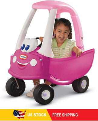 Little Tikes Princess Cozy Coupe Ride-On Toy - Toddler Car Push and Buggy 