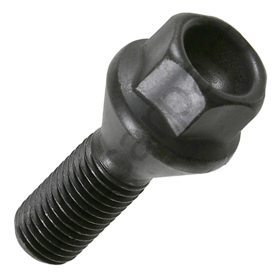 20 BLACK ALLOY WHEEL BOLTS + LOCKS FOR BMW 3-SERIES E36 E46 E90