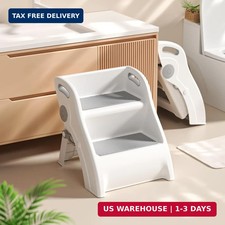 Foldable Toddler Step Stool for Bathroom Sink- Foldable Kids Step Stool for Bath