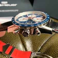 2025 TAG Heuer Carrera Calibre 16 CV201AR Blue Dial Chronograph Wristwatch -Mint 10