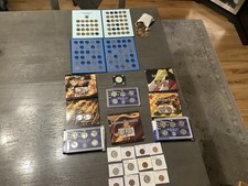Lot Of*Retired Coin Dealer*Silver, Penny & Quarter Sets, Type Coins, Nice Must C