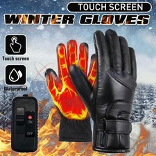 Electric USB Heated Gloves Winter Warming Thermal Ski Snow Hand Warm Windproof