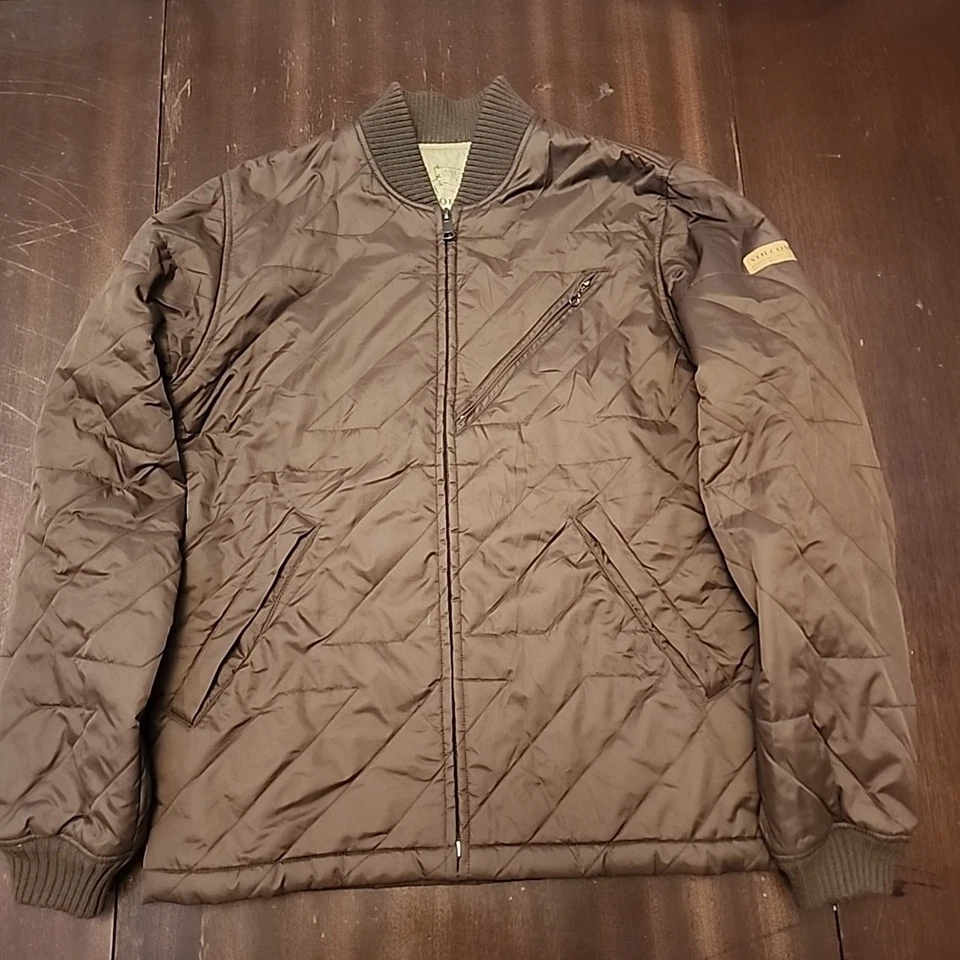 Volcom Workwear Collectable “AUTOMATOR” Brown Full Zip Jacket - Size Small - Image 3 of 4