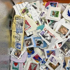 500 Miscellaneous Used On Paper Stamps 