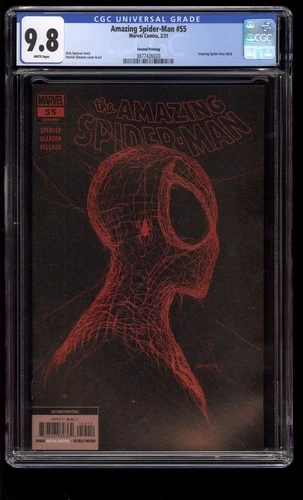 Amazing Spider-Man #55, 2nd Print, CGC 9.8, NM/M, Gleason Webhead, 2021