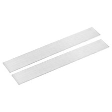 2Pcs 316L Stainless Steel Flat Bar, 1/8" Thickness 1-9/16" Width 12" Length