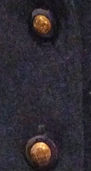 Jaqueta Moleskin Marinha Ajustada em Estúdio Excelente Estado Usado - Gola Xale - Feminina Tamanho 18 - Imagem 3 de 4