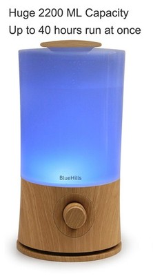 BlueHills Premium 2000 ML 2 Liter XL Extra Large Essential Oil Diffuser Aroma...
