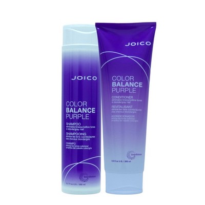 JOICO Color Balance Purple Set Shampoo 300ml & Conditioner 250ml gegen Gelbstich