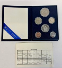 1982 Canada 6 piece specimen coin set with original certificate