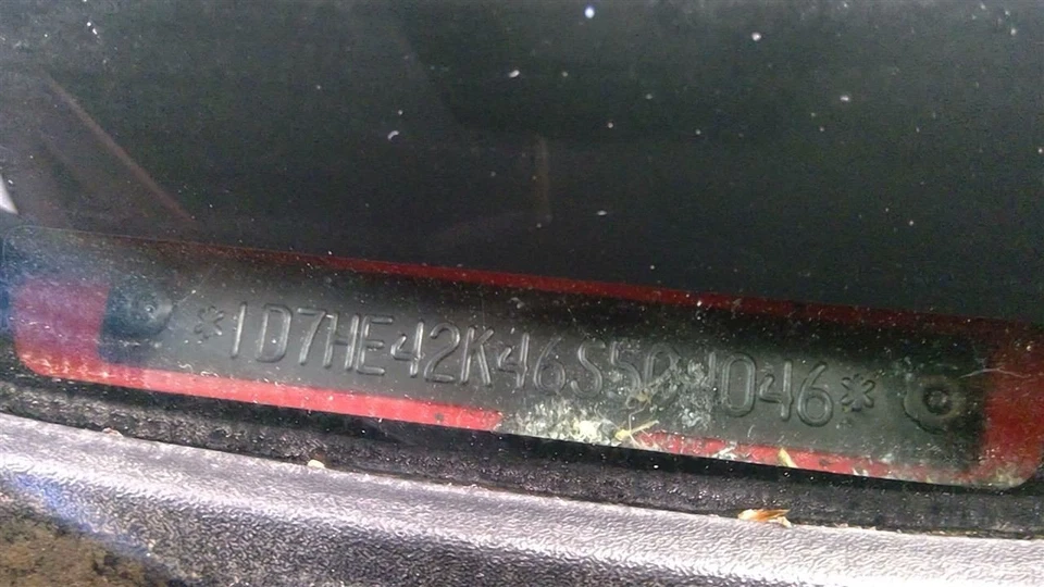 Passenger Sun Visor Extended Cab 4 Door Fits 05-11 DAKOTA 1705418 Foto 4 de 4