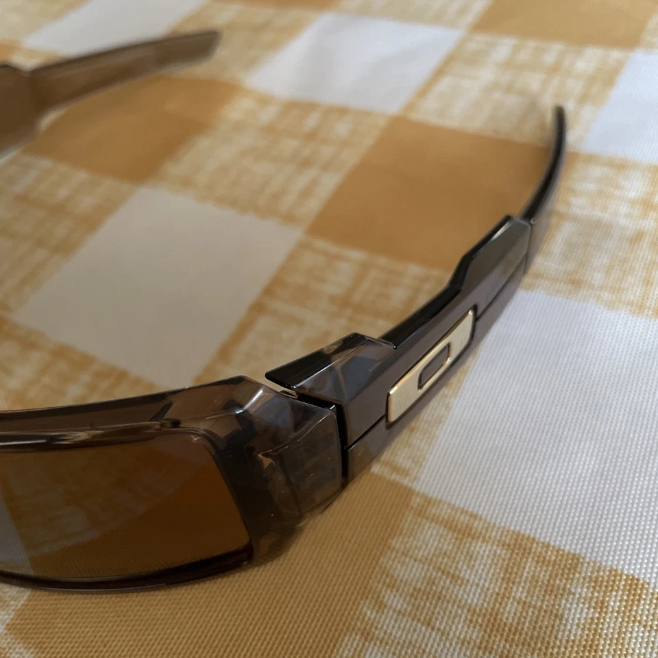 Gafas de sol polarizadas Oakley Oil Drum 03-491 marrón humo bronce con estuche usadas Foto 3 de 4