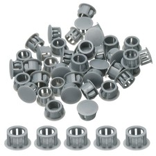 40pcs Drill Screw Hole Plugs Covers 1/2"(13mm) Dark Gray