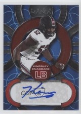 2022 Wild Card Mania Retail Circle Blue Mirror Kingsley Enagbare Auto 0j8f