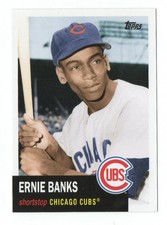 2021 Topps Update Ernie Banks Topps Cards That Never Were Chicago Cubs CNW-3
