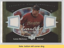 2007 Upper Deck Elements Essential Dual Memorabilia Lance Berkman READ 0o9