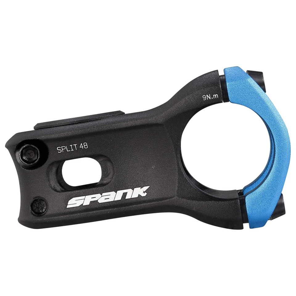 SPANK SPLIT Stem 48mm 31.8mm Blue Aluminum |Highly Weight-Optimized Single Crown - Image 3 of 3