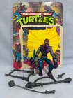 1988 FOOT SOLDIER Loose Complete WITH 10 back card Ninja Turtles VINTAGE TMNT