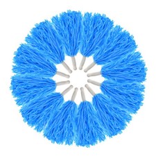 12 Pcs Cheerleader Pom Poms, Blue Plastic, 20g for Sports Team Spirit