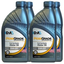 Brad Penn / PennGrade 1, 62826, Full Synthetic Engine Oil, 5W20, 4 Quarts 47.23 per gallon