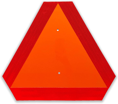 #ad #ad Slow Moving Vehicle Triangle Sign Plastic Farm Triangle Safety Signs SMV Sign $13.47
