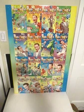 VTG PEE WEE HERMAN PEE WEE'S PLAYHOUSE VHS COVERS VIDEO STORE POSTER  HTF RARE!!