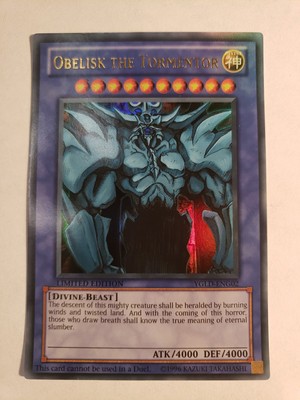 Yu-Gi-Oh Obelisk der Peiniger YGLD-ENG02 Ultra Rare Karte in NM Zustand