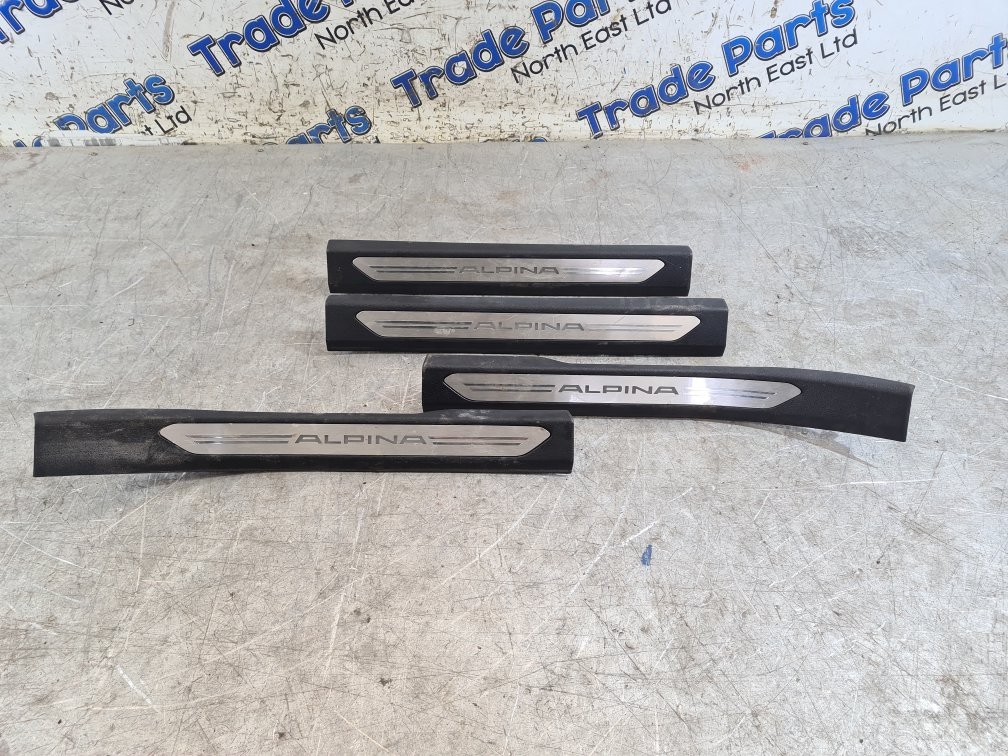 2021 BMW ALPINA X7 XB7 M50I G07 SILL KICK PLATE PAIR ALPINA 7434257 