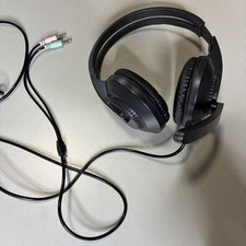 Unbranded Black Over Ear Headphones  Moveable Mic