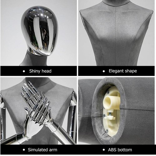 Maniquí Jueraori Cuerpo Femenino con Cabeza, Maniquí Sastre con Brazos - Imagen 3 de 6