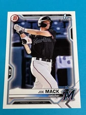 2021 Bowman Draft JOE MACK 1st Bowman #BD-159 Miami Marlins Qty Avail