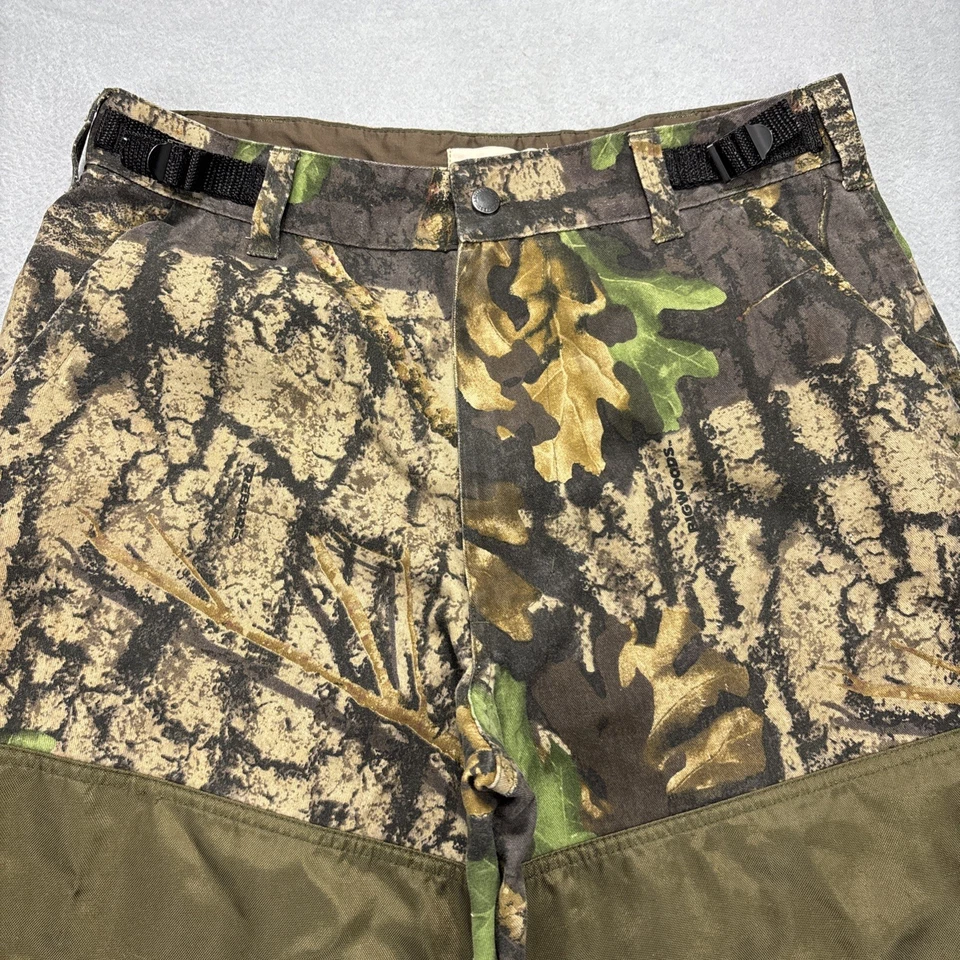 Pantalones de cepillo Northwest Territory para hombre M residuos ajustables 30-32x31 camuflaje cremallera pierna ☼ Foto 3 de 4